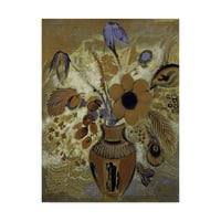 Zaštitni znak likovna umjetnost 'etruskanski vaza' platno umjetnost Odilona Redona