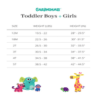 Ganimals Baby and Toddler Boy grafička majica s kratkim rukavima, veličine 12m-5T