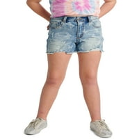 Justice Girls Mini mama leptir traper kratkih hlača, veličina 6-14, Slim & Plus