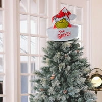 Dr Seuss 'Grinch koji je ukrao Božić, Grinch, visoki šešir za odmor, crvena, bijela