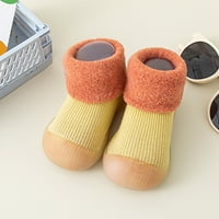 Dječje čarape za malu djecu, Dječje neklizajuće tople čarape za dječake i djevojčice, papuče, narančasta, 27