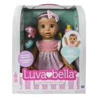 Luvabella sa smeđom kosom, simpatična lutka s pravim izrazom lica i pokretima, u dobi od 18 i više godina