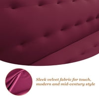 Aukfa futon zatrpana leđa kabriolet kašika 68 ”dvostruki krevet veličine - crvena