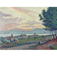 Zaštitni znak Art St. Tropez Pinewood 1896 Canvas Art by Paul Signac